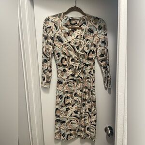 Women's Signature Printed Wrap Dress